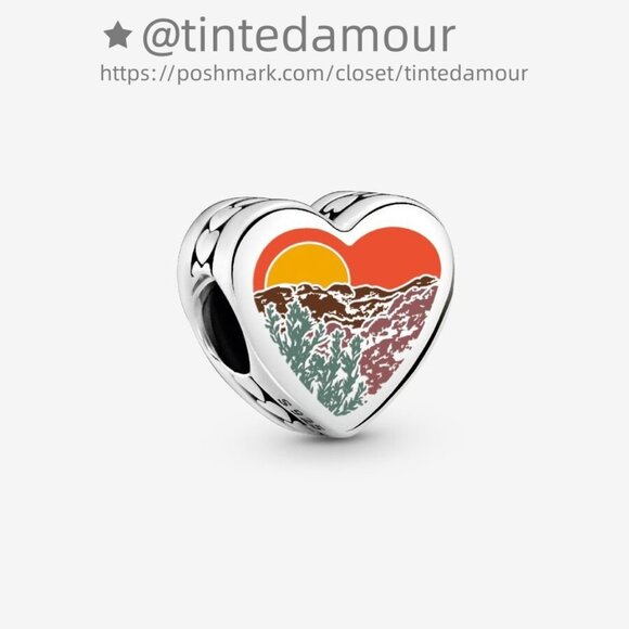 Pandora Nevada Heart Charm|Pendant - Picture 1 of 2